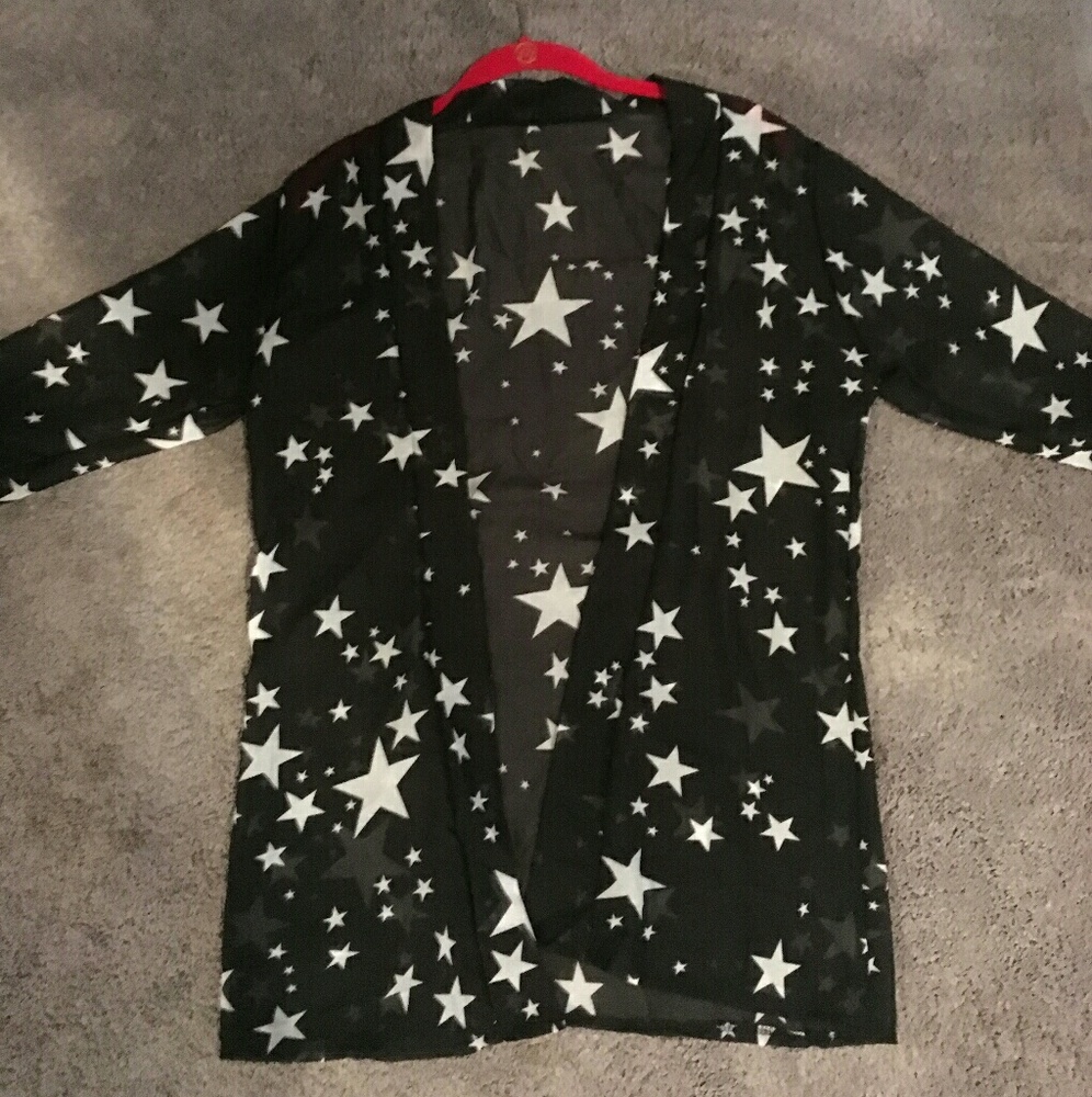 Sheer Star Kimono